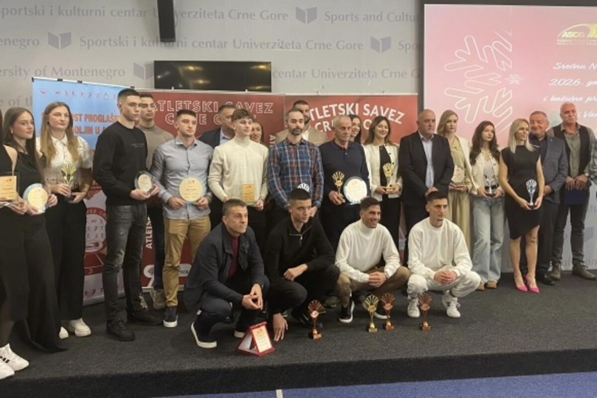 Amir Papazi i Marija Vuković proglašeni najboljim atletičarima 2025. godine