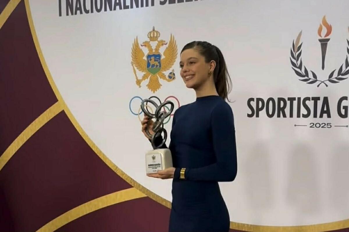 Andrea Berišaj krunisana za najbolju sportistkinju Crne Gore
