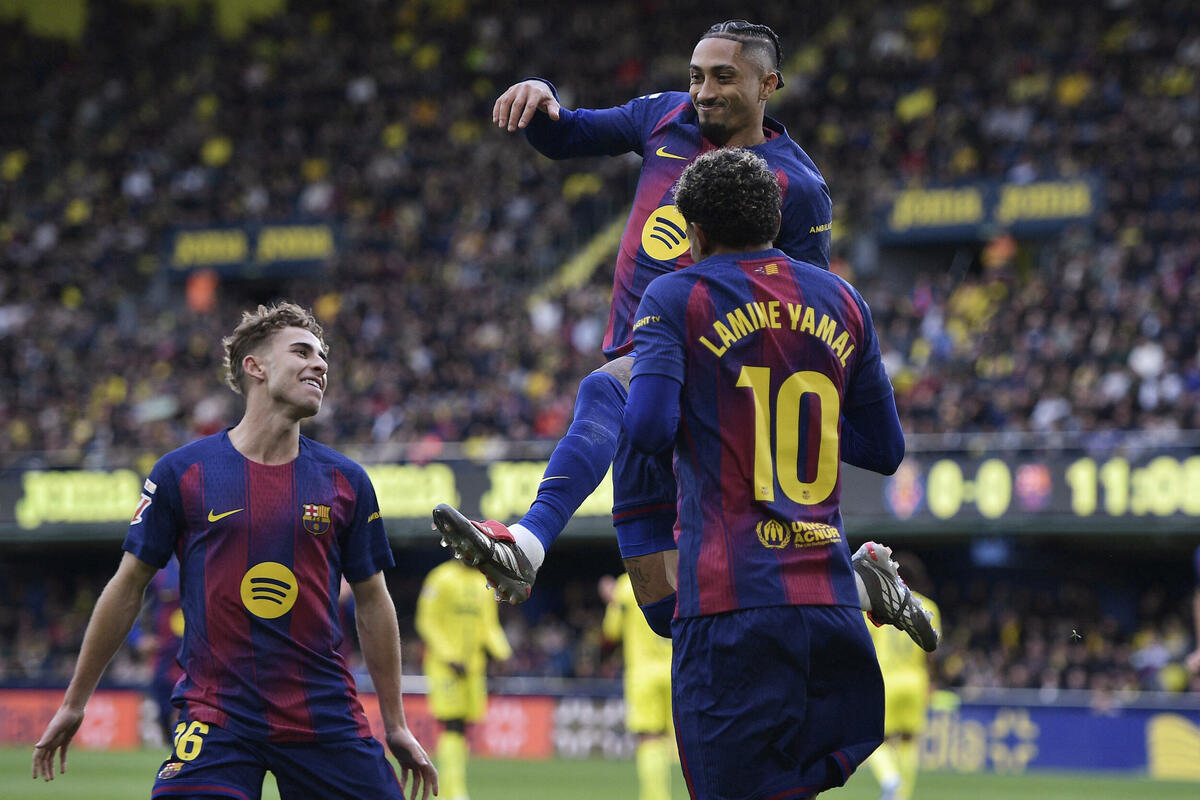 Barselona završila 2025. godinu pobjedom protiv Viljareala