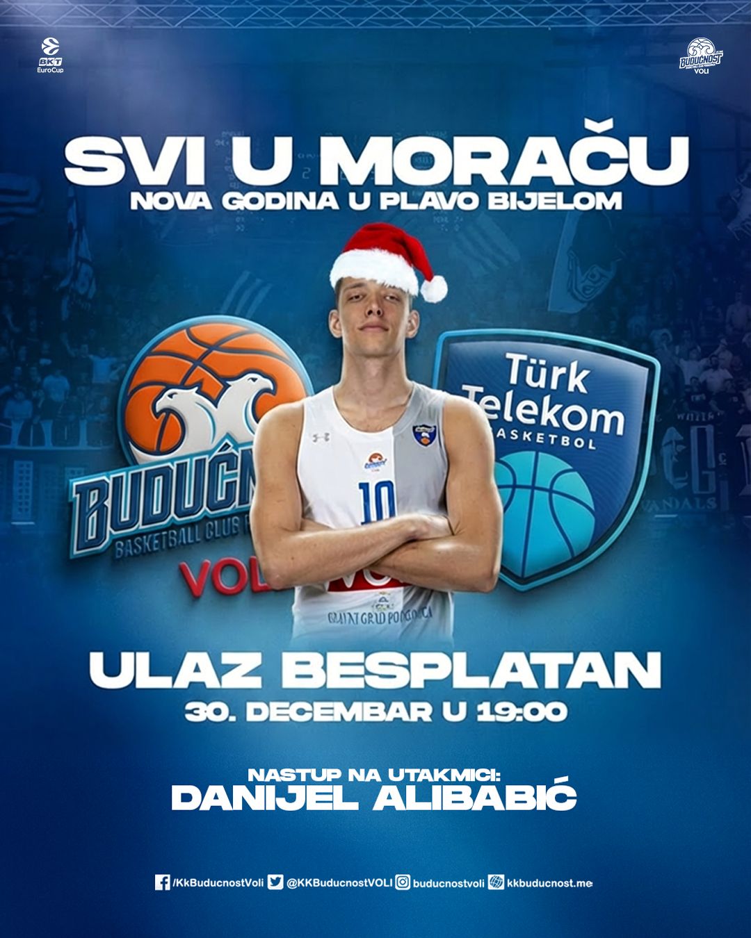 Budućnost Voli poziva navijače na veliku europsku noć