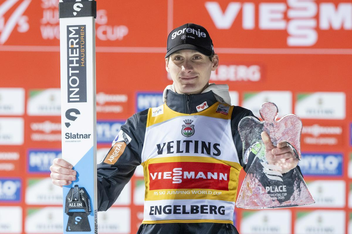 Domen Prevc nastavlja dominaciju: Peta uzastopna pobjeda u Engelbergu