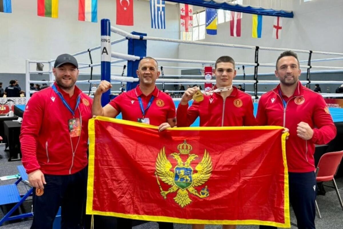 Matija Roganović donio zlato Crnoj Gori: Juniorski prvak Evrope u boksu