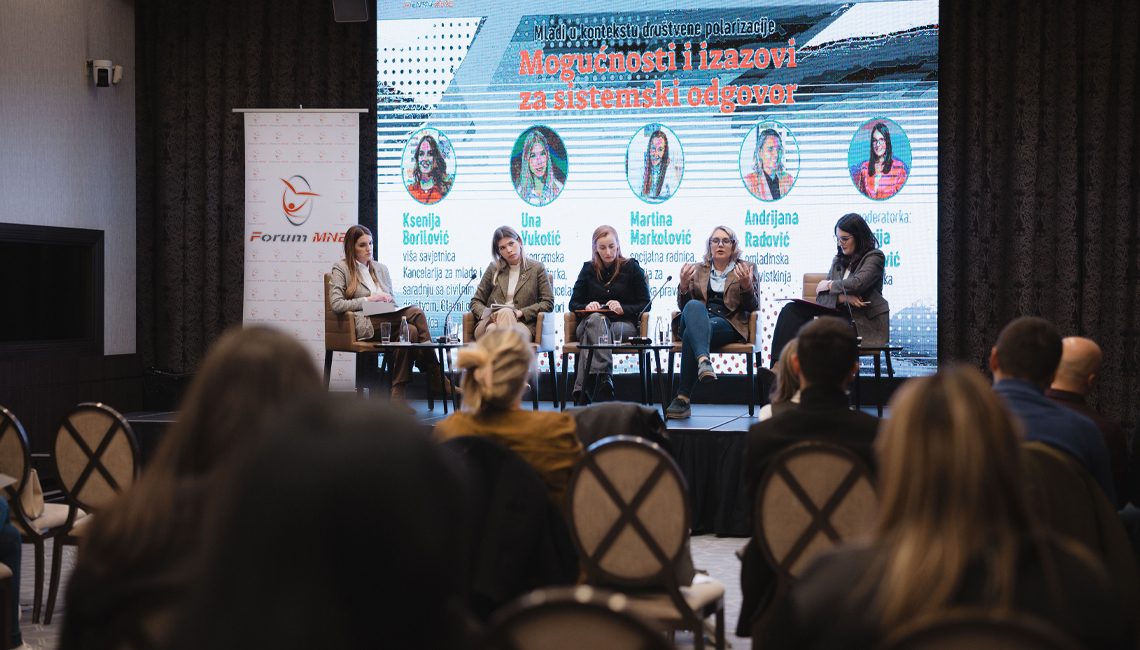 Mladi u Crnoj Gori suočeni sa društvenom polarizacijom: Vrijeme za sistemski odgovor