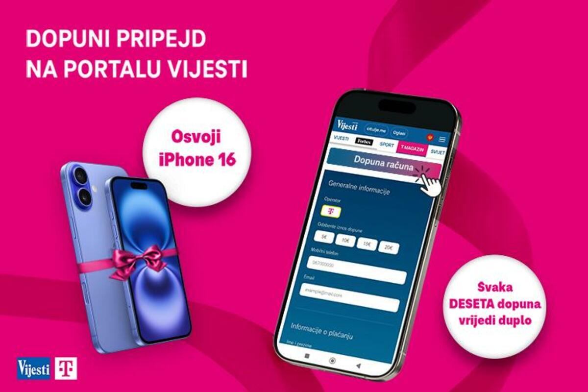 Nagradna igra uz Crnogorski Telekom i Portal Vijesti: Klikni, dopuni i osvoji!