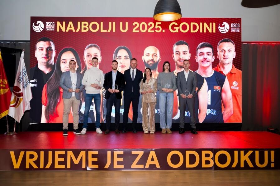 Najbolji u odbojci Crne Gore 2025. godine: Nagrade za izuzetnost