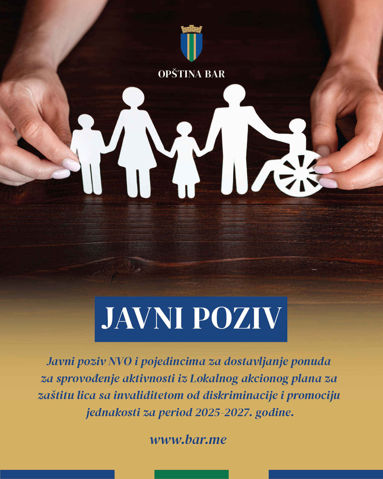 Opština Bar poziva na akciju: Uključenje NVO za zaštitu lica sa invaliditetom