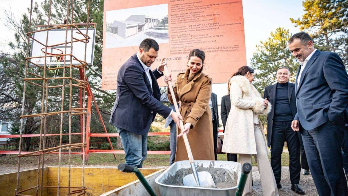 Počela izgradnja fiskulturne sale u Nikšiću: Nova era za Fakultet za sport i fizičko vaspitanje