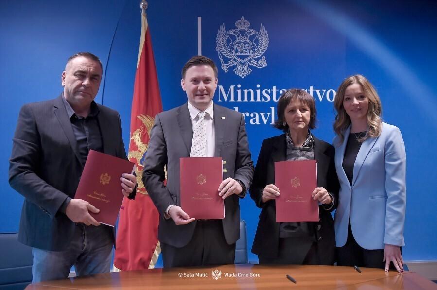 Potpisan Granski kolektivni ugovor za sektor zdravstva u Crnoj Gori