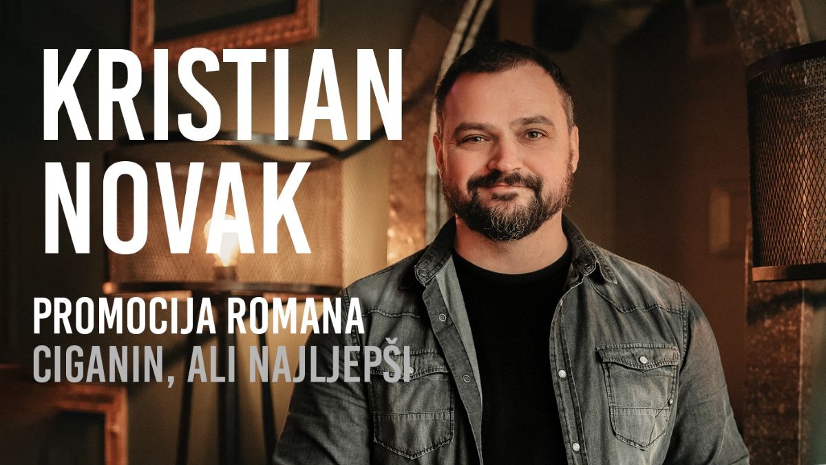 Promocija romana 'Ciganin, ali najljepši' Kristiana Novaka u Podgorici