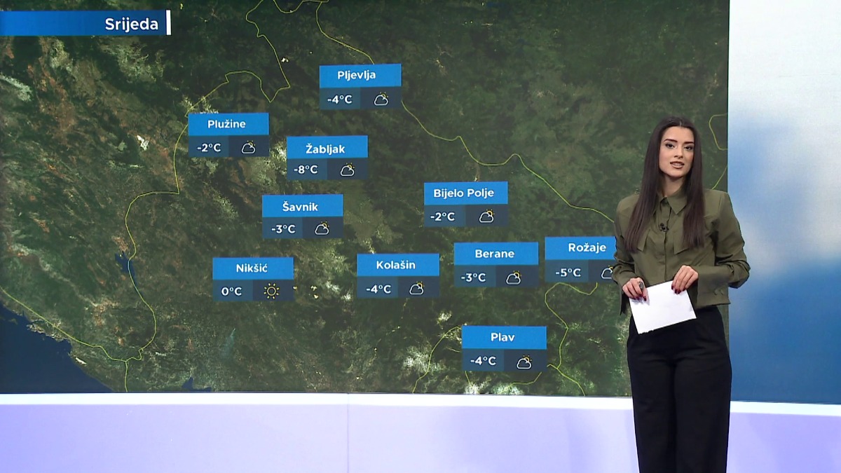 Sjutra pretežno sunčano uz jak vjetar u Crnoj Gori