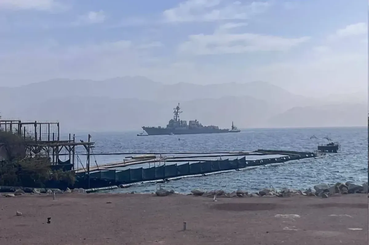 Američki ratni brod USS Delbert D. Blek pristao u luku Eilat