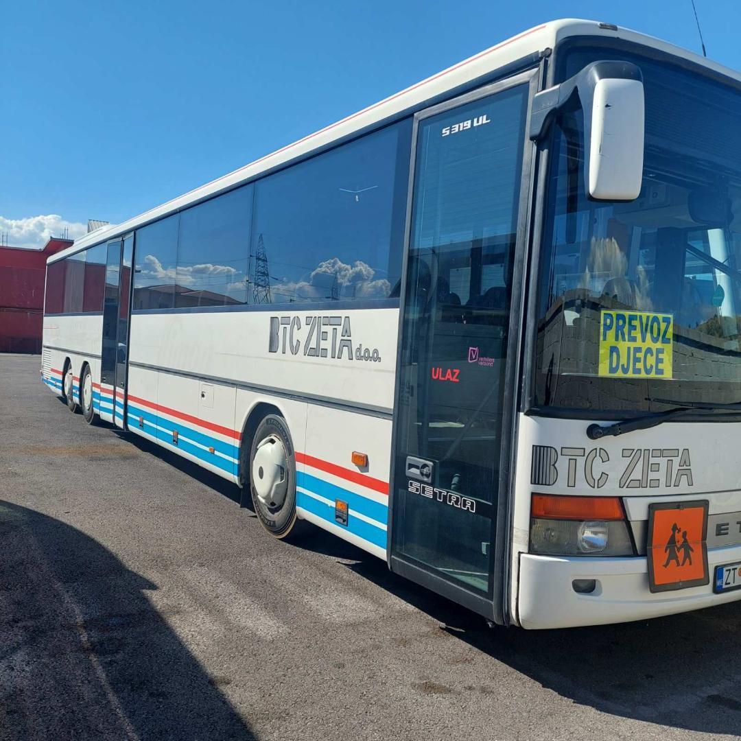 Autobuski prevoznik BTC Zeta obustavio saobraćaj kroz Zetu