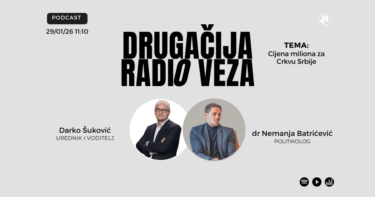 Batrićević u DRV: Cijena miliona za Crkvu Srbije