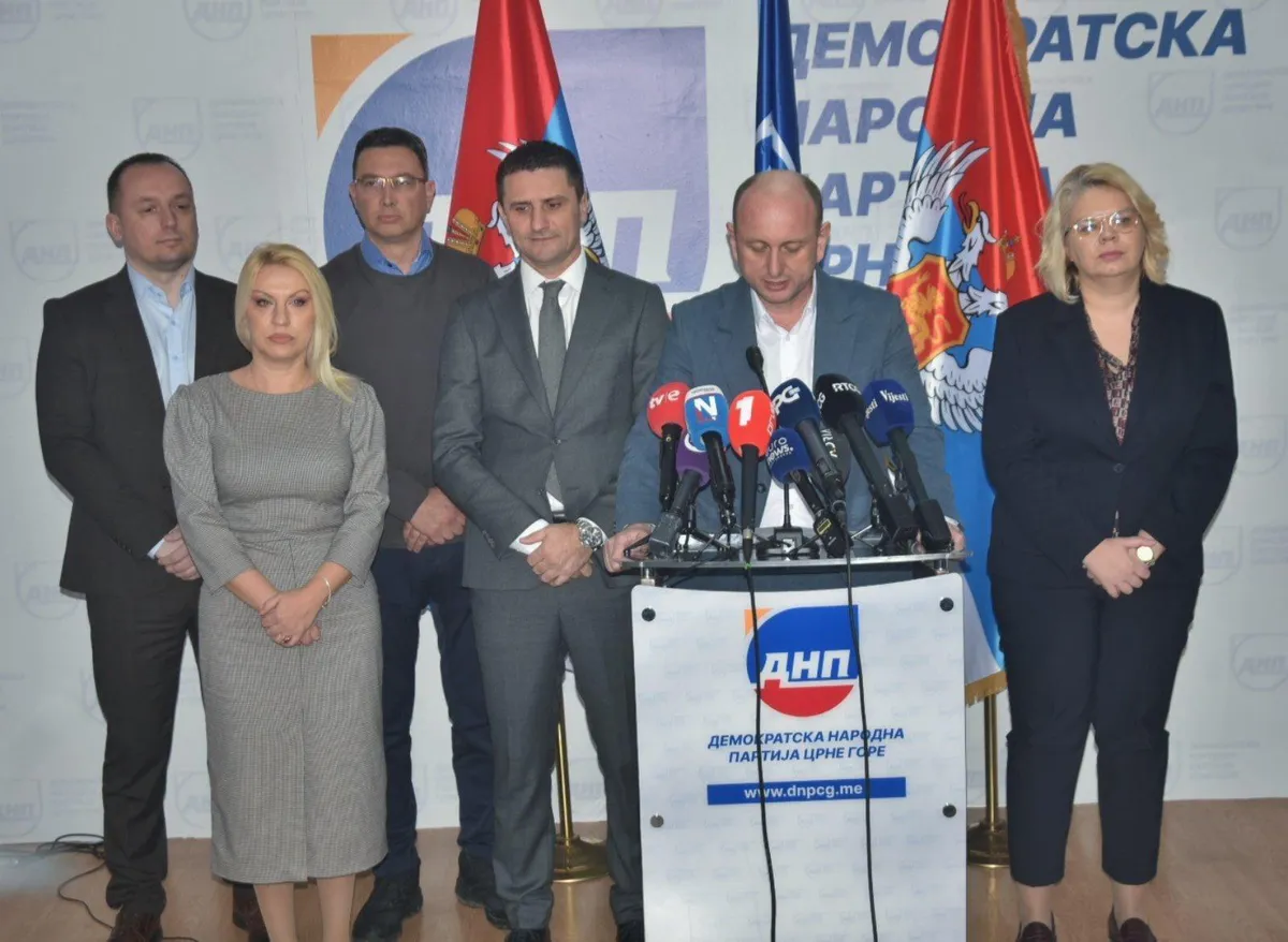 DNP otkazuje podršku Vladi i vlasti u Podgorici