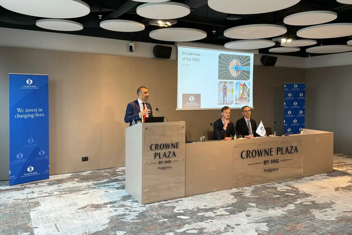 EBRD: Crnogorska ekonomija nastavila stabilan rast u 2025. godini