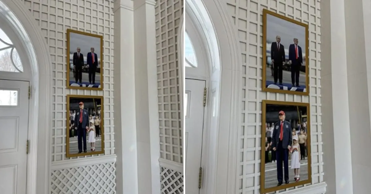 Fotografija Trampa i Putina izložena u Bijeloj kući izazvala rasprave