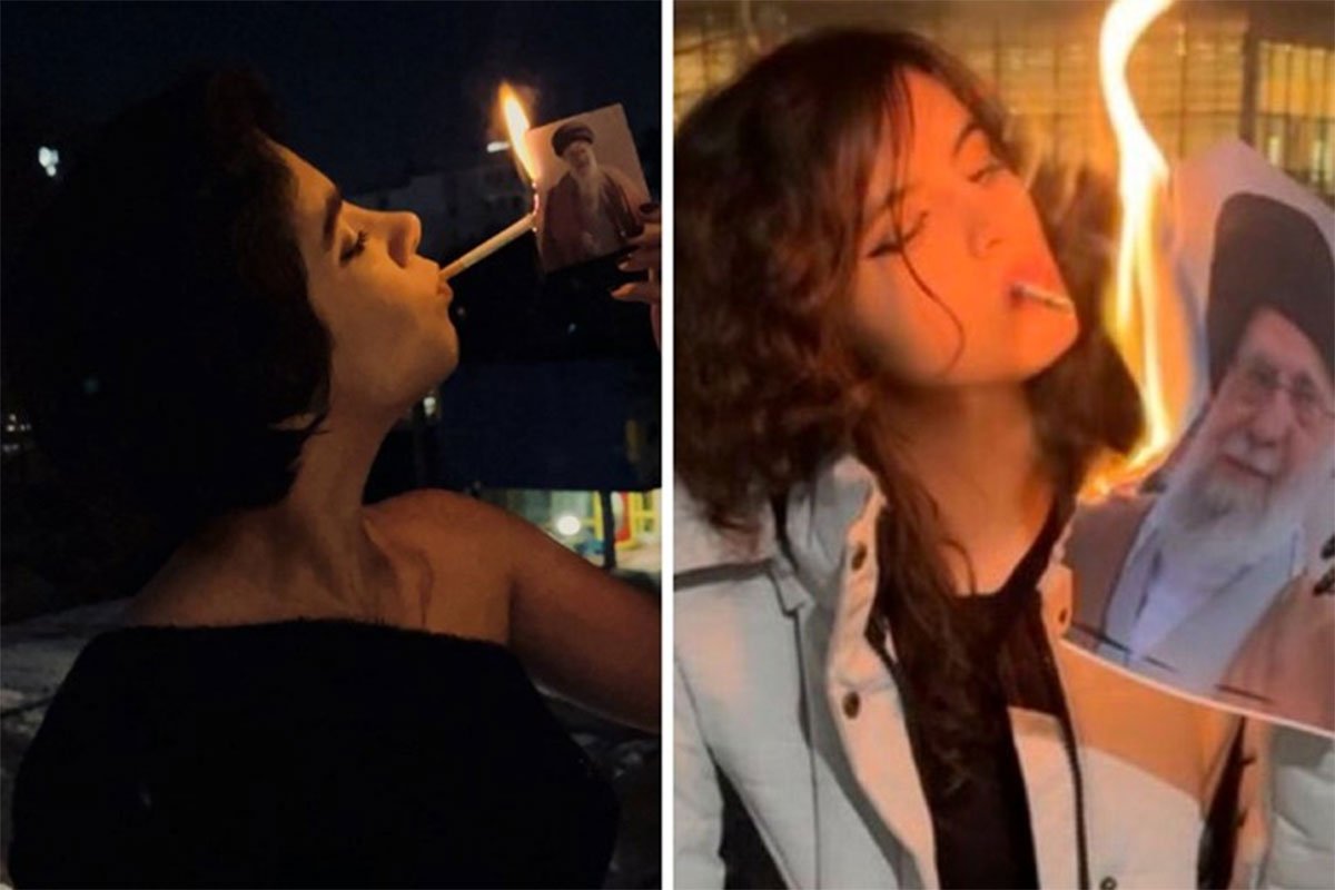 Iranke prkosno pale cigarete sa slikama Hameneija: Simbol otpora