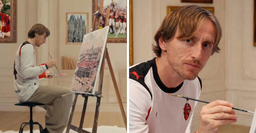 Luka Modrić u neobičnoj ulozi: Fudbaler postao slikar na TikToku