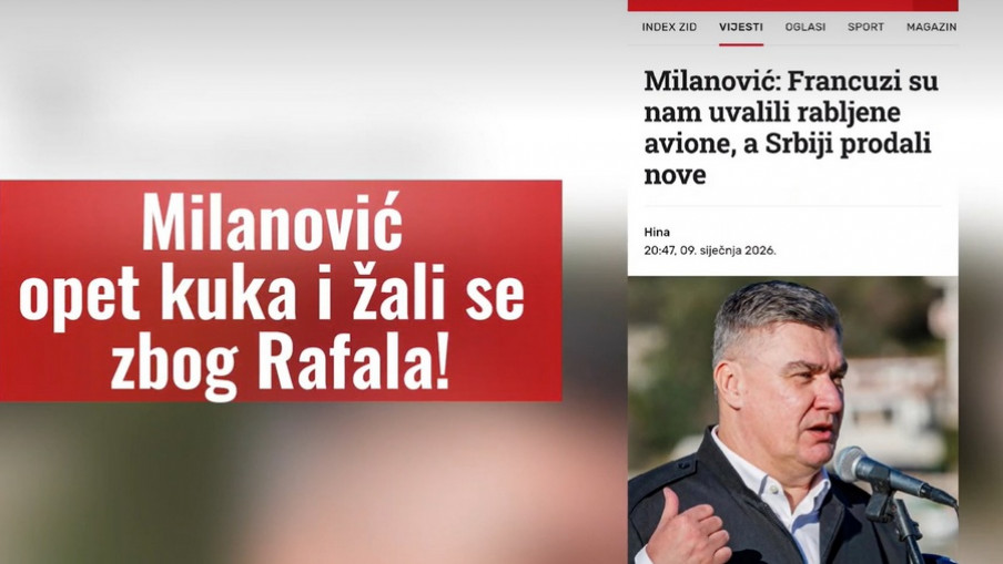 Milanović kritikuje Francusku zbog prodaje aviona: Srbija dobila nova, a Hrvatska polovnu opremu