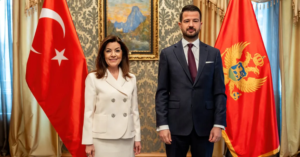 Milatović primio akreditivna pisma ambasadora Turske, Irske, Brazila i Bangladeša