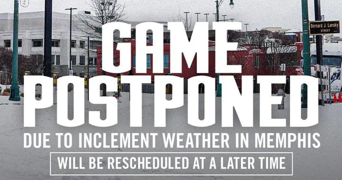 Nevrijeme u Tenesiju odložilo duel Memfisa i Denvera