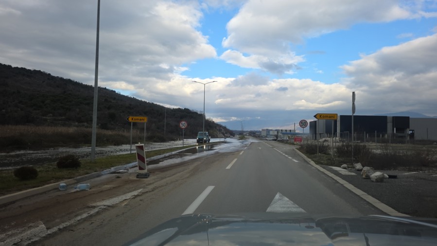 Obilne padavine izazvale otežano saobraćanje u Crnoj Gori