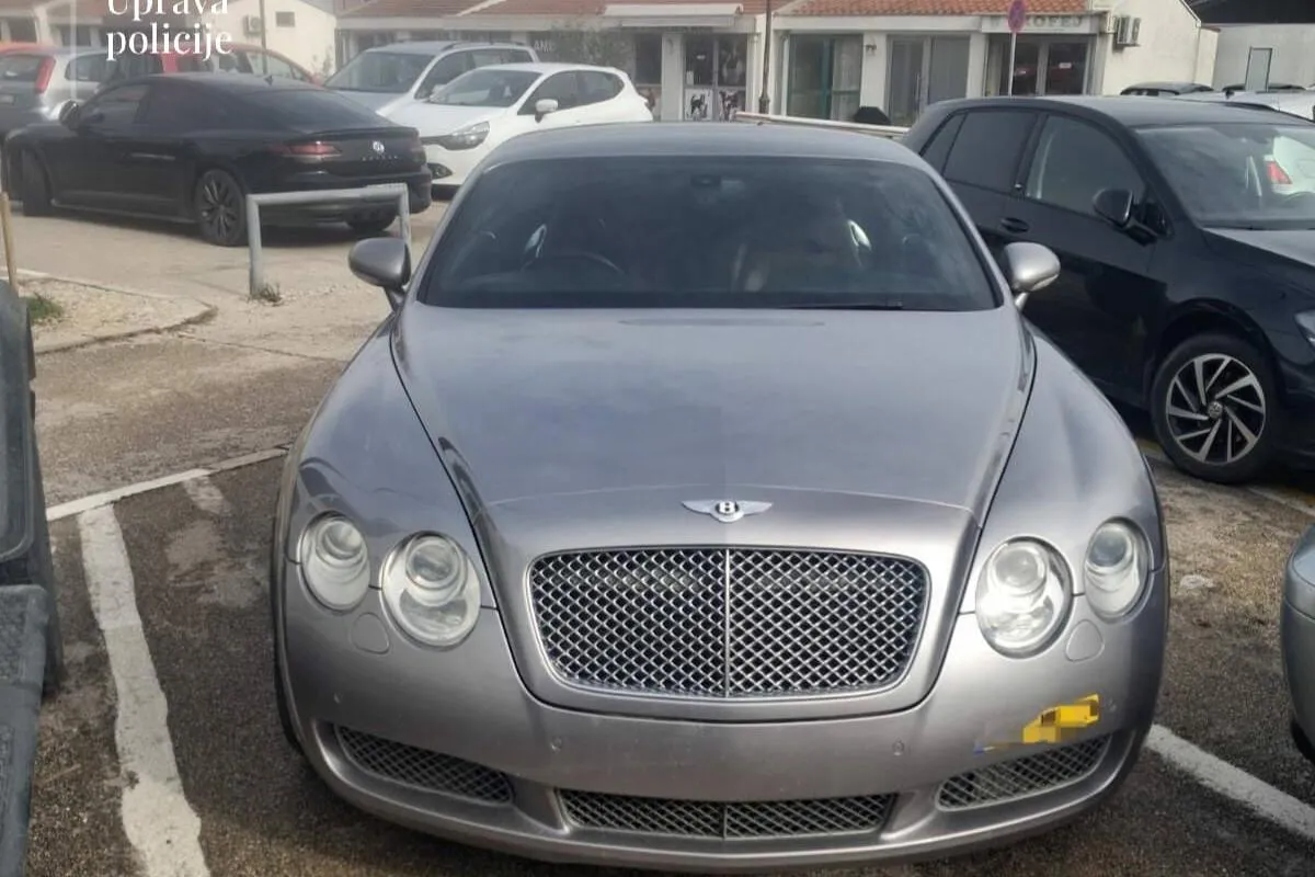 Oduzet 'bentli' od operativno interesantne osobe u Ulcinju