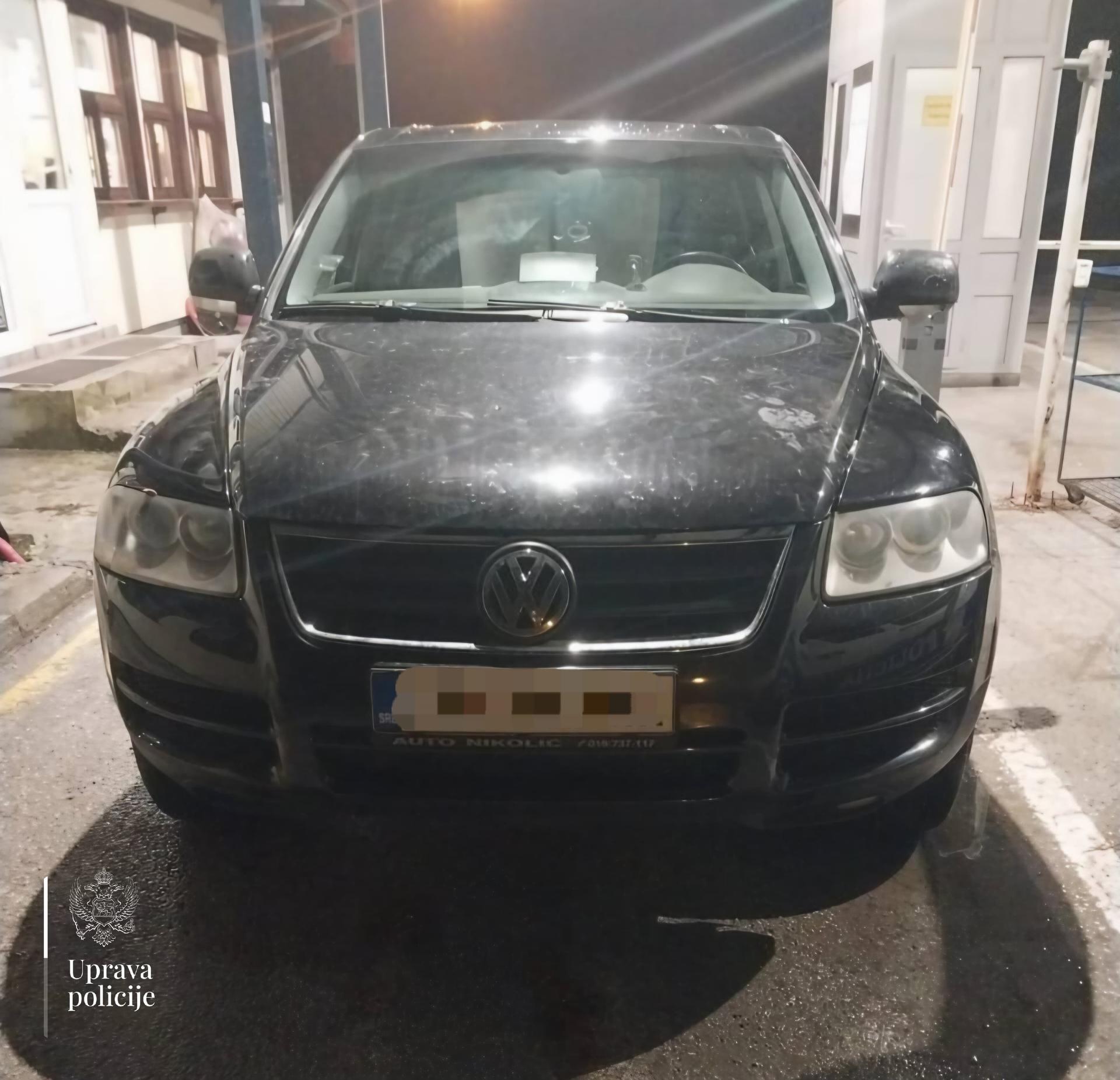 Oduzeto vozilo na graničnom prelazu Metaljka