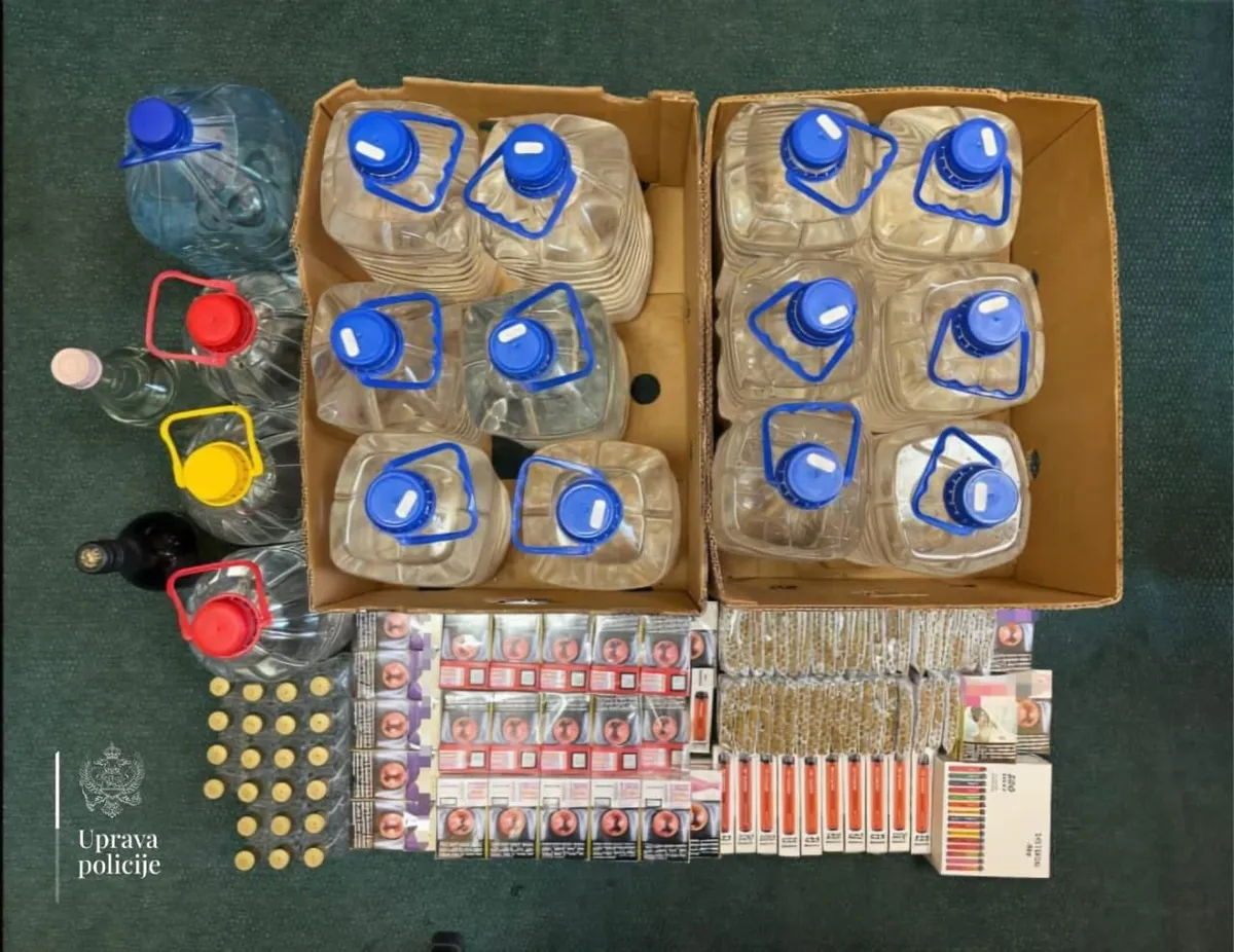 Policija u Nikšiću zaplijenila skoro 900 komada duvanskih proizvoda