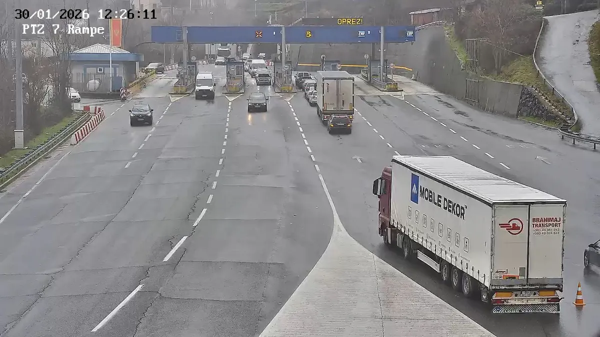 Pratite stanje na granicama i naplatnim punktovima