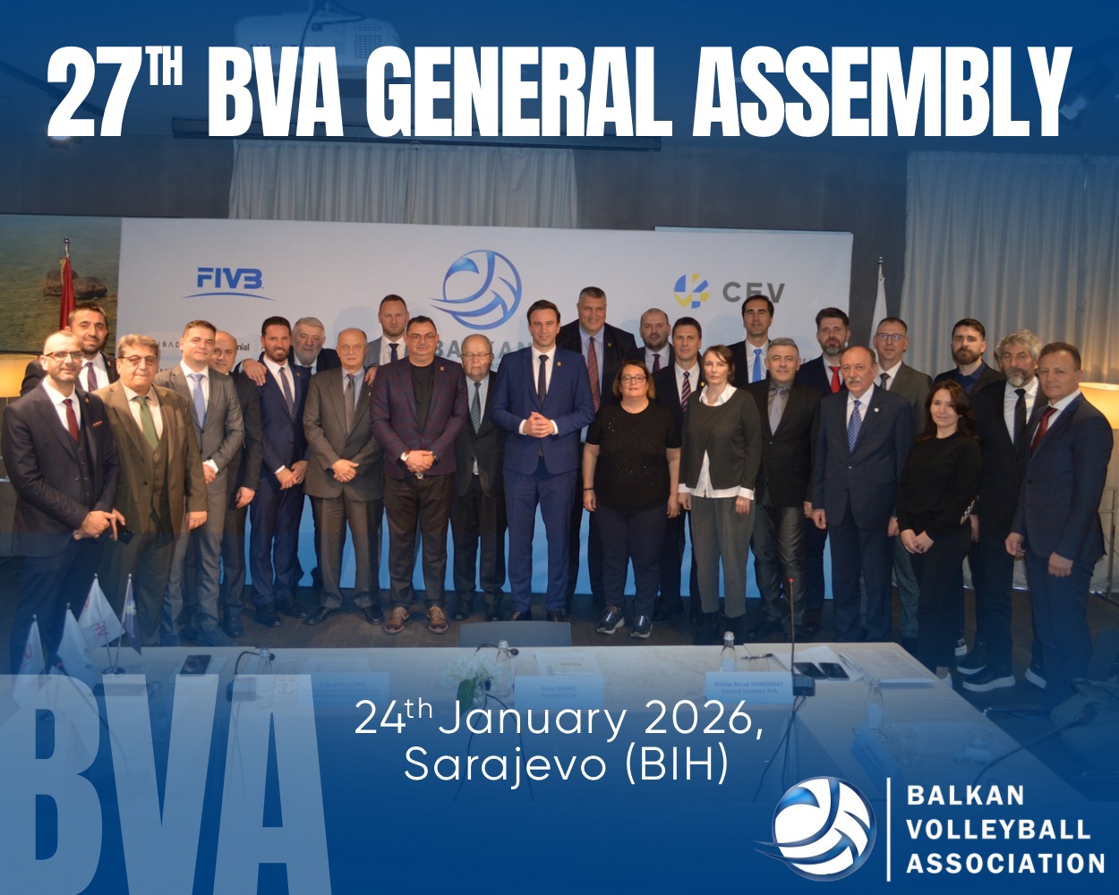 Predstavnici Crne Gore na Generalnoj skupštini BVA u Sarajevu