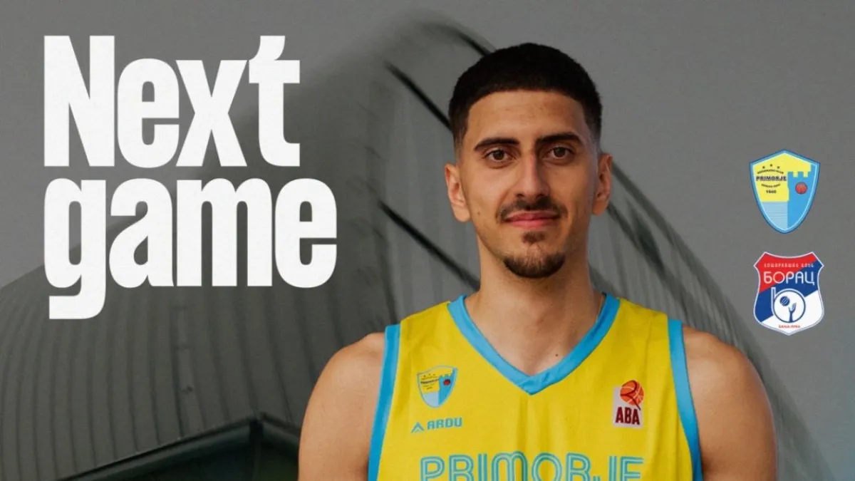 Primorje 1945 dočekuje Borac u važnom meču ABA2 lige