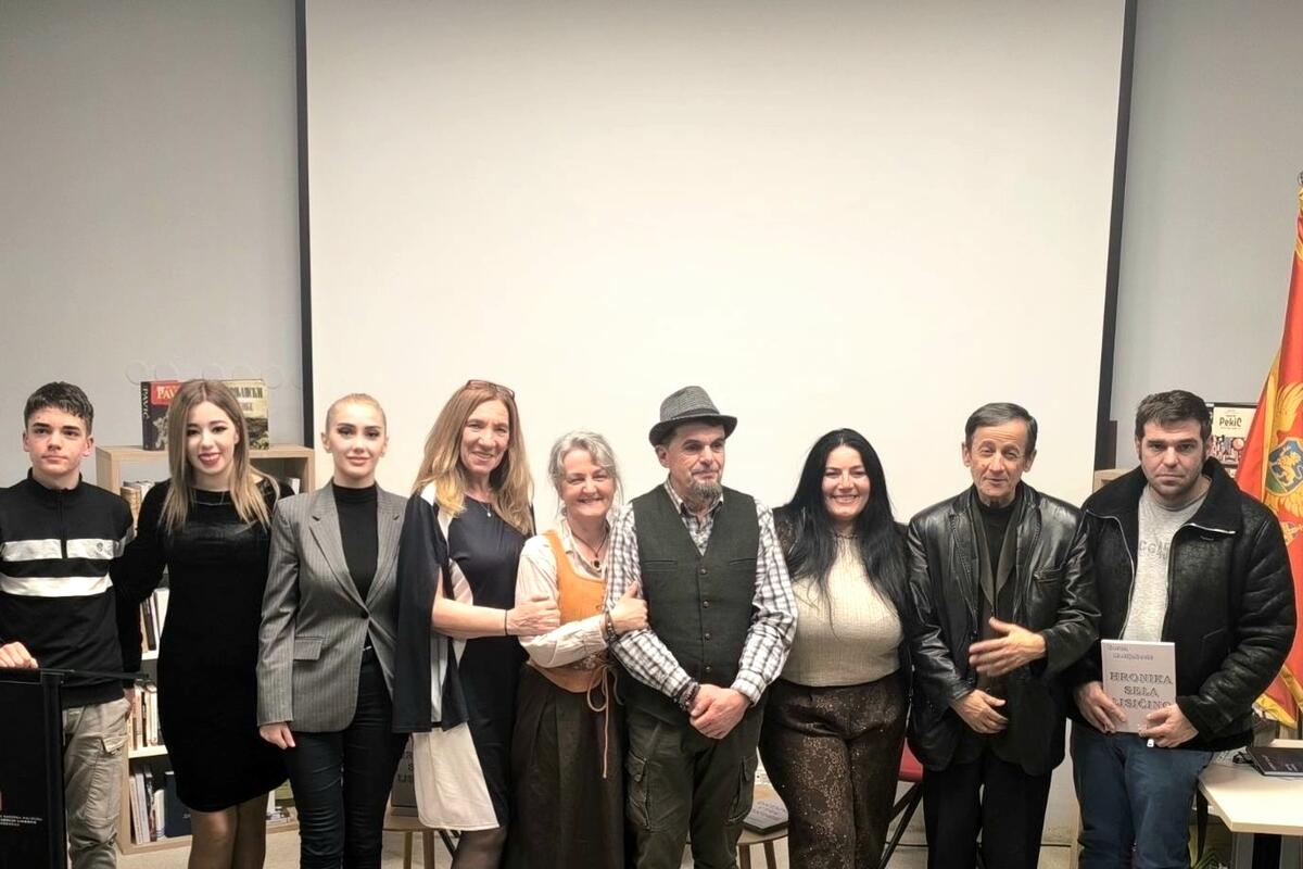 Promocija romana "Hronika sela Lisičino" oživjela podgoričku kulturu
