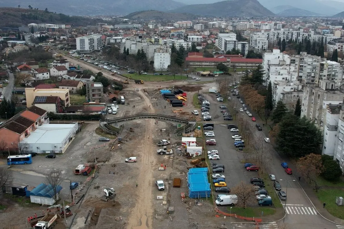 Radovi na rekonstrukciji Bulevara Vojislavljevića u Podgorici