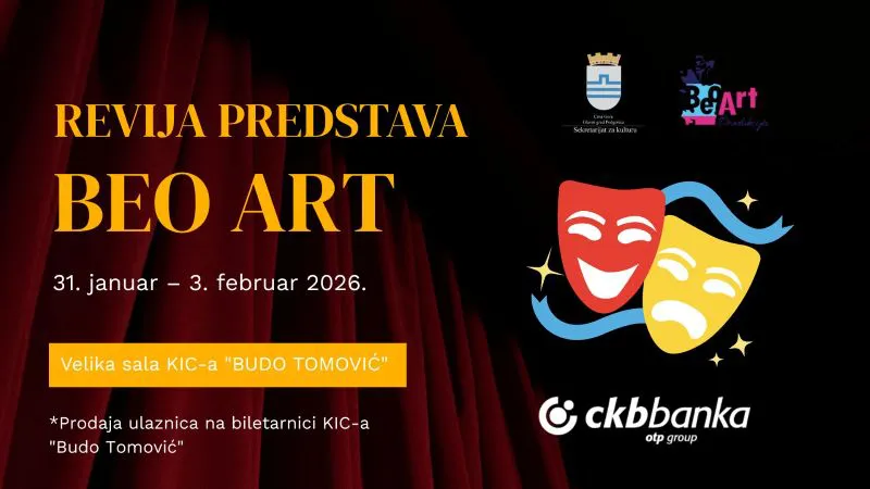 Revija predstava 'Beo Art' od 31. januara do 3. februara u KIC-u