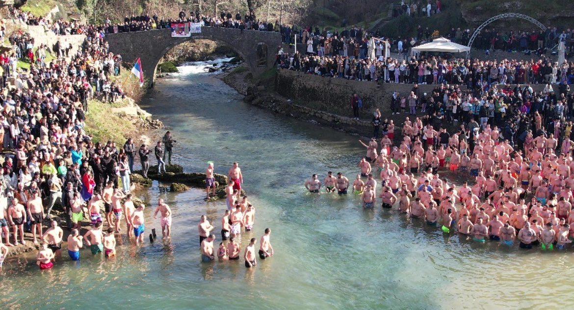 Sava Turović prvi do časnog krsta na Bogojavljenje u Podgorici
