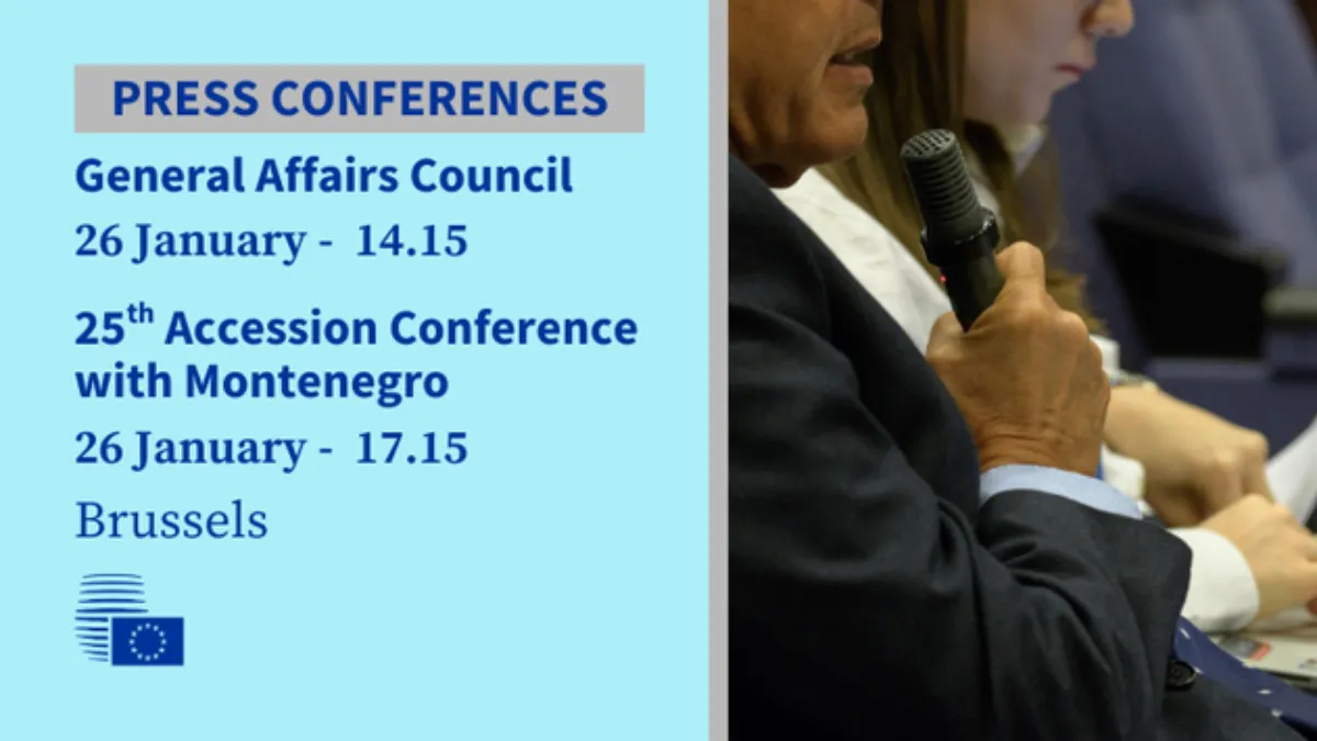 Savjet EU i 25. konferencija o pristupanju Crne Gore u Briselu