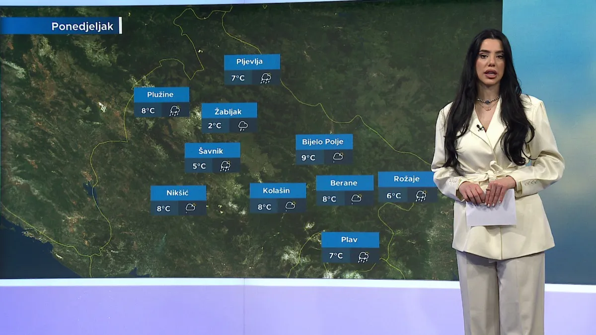Sjutra promjenljivo oblačno, prijepodne kiša i snijeg u planinama