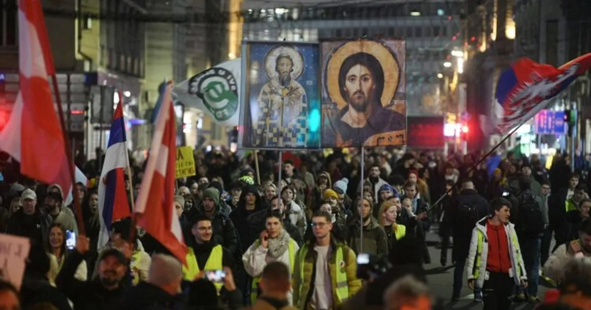 Studentski protest u Beogradu protiv urušavanja obrazovnog sistema