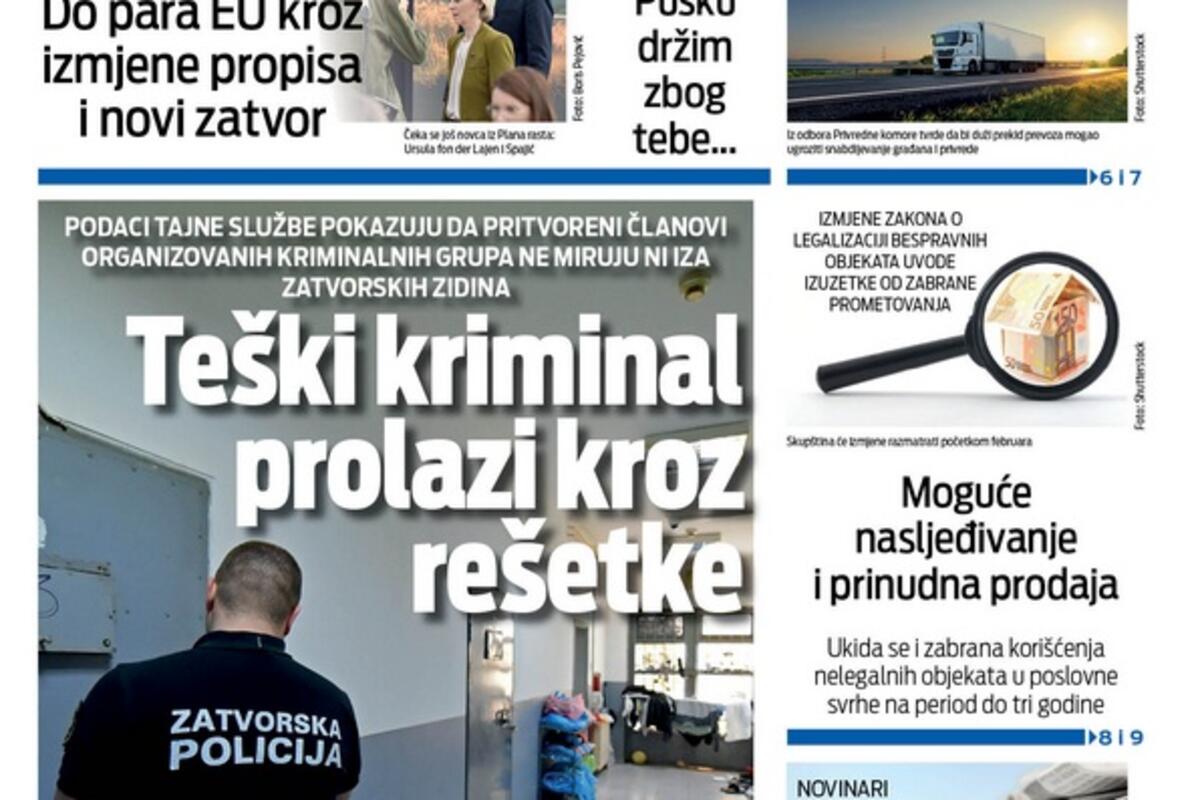 Svi pogledi uprti u naslove: Šta donosi nova godina u Crnoj Gori?