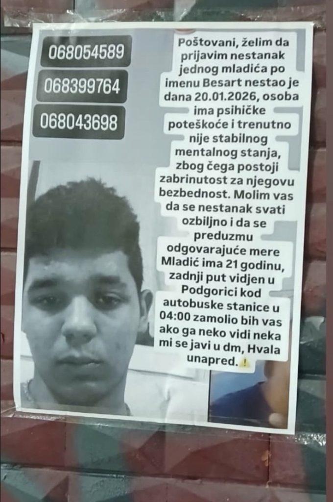 Tivat u potrazi za nestalim mladićem i otvaranje novog objekta OŠ "Branko Brinić"