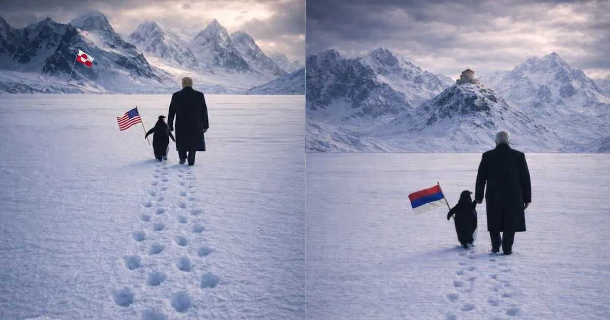 Tramp i Mandić: Provokacije sa pingvinima na Grenlandu i Lovćenu