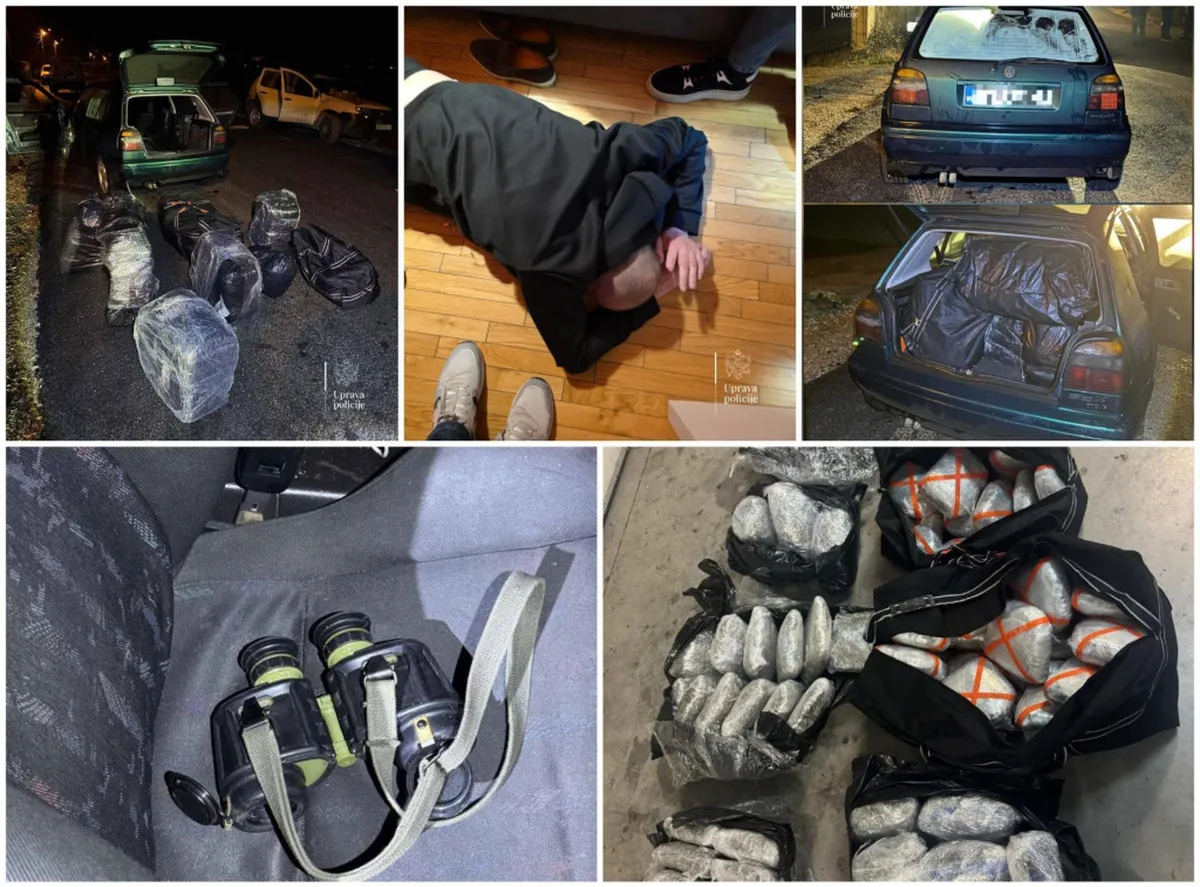 Uhapšen osumnjičeni za krijumčarenje 107 kilograma marihuane