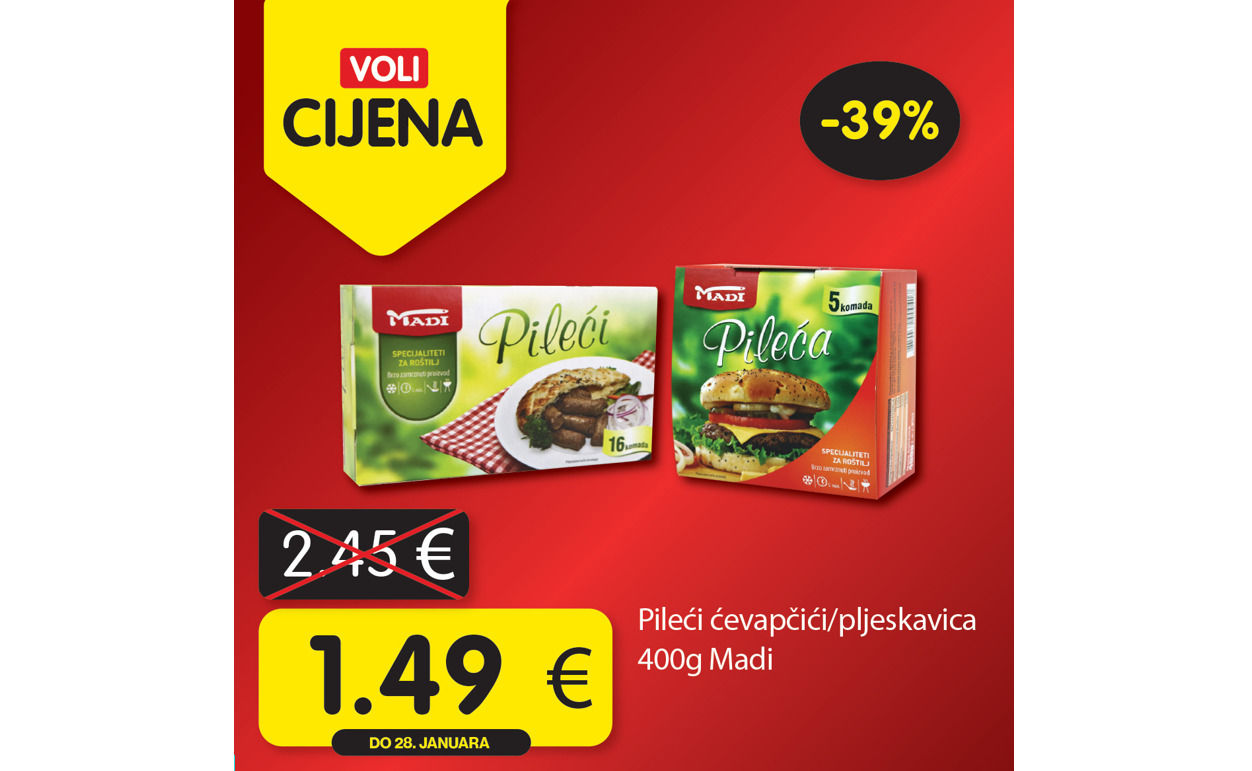 Uštedite na omiljenim proizvodima uz VOLI i Naš diskont