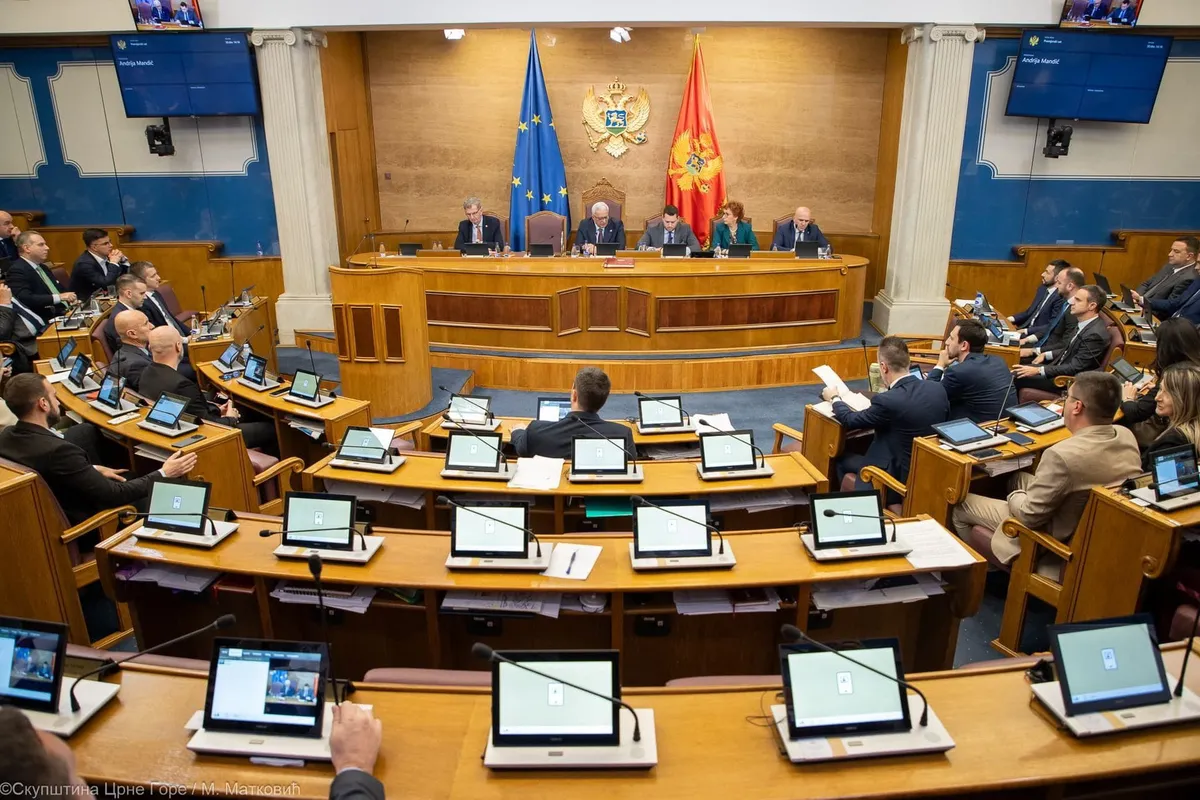 Vanredno zasijedanje Skupštine Crne Gore 10. februara