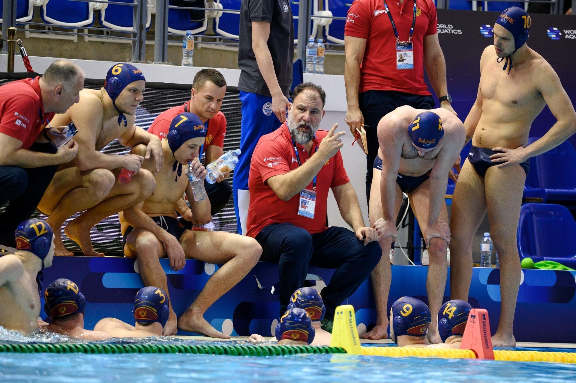 Vaterpolisti Crne Gore spremni za izazov protiv Španije