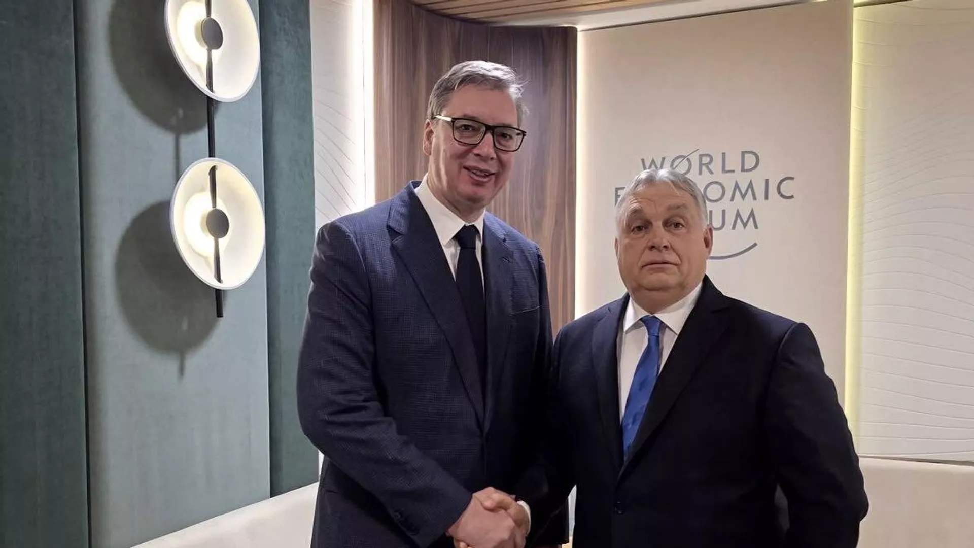 Vučić i Orban o energentskoj bezbjednosti na Svjetskom ekonomskom forumu