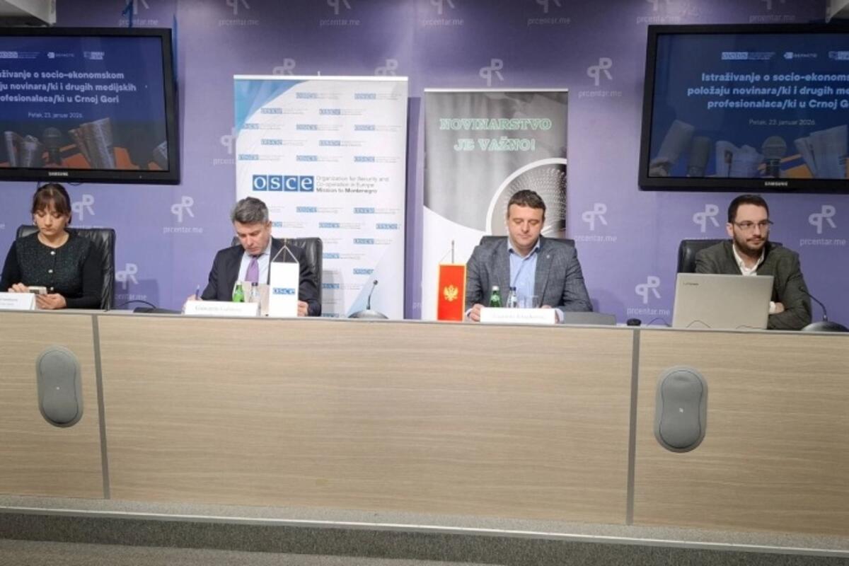 Zabrinjavajući podaci o platama novinara u Crnoj Gori