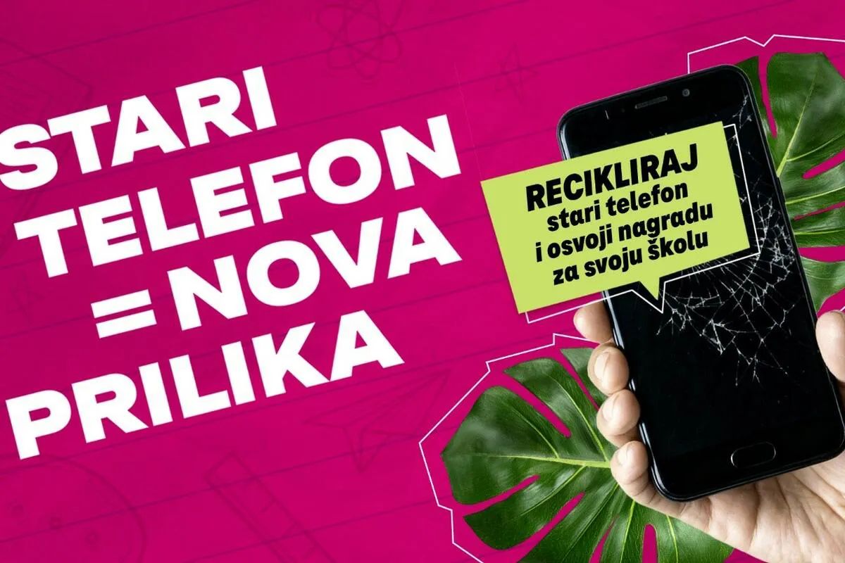 Završena kampanja 'Recikliraj stari telefon i osvoji nagradu za svoju školu!'