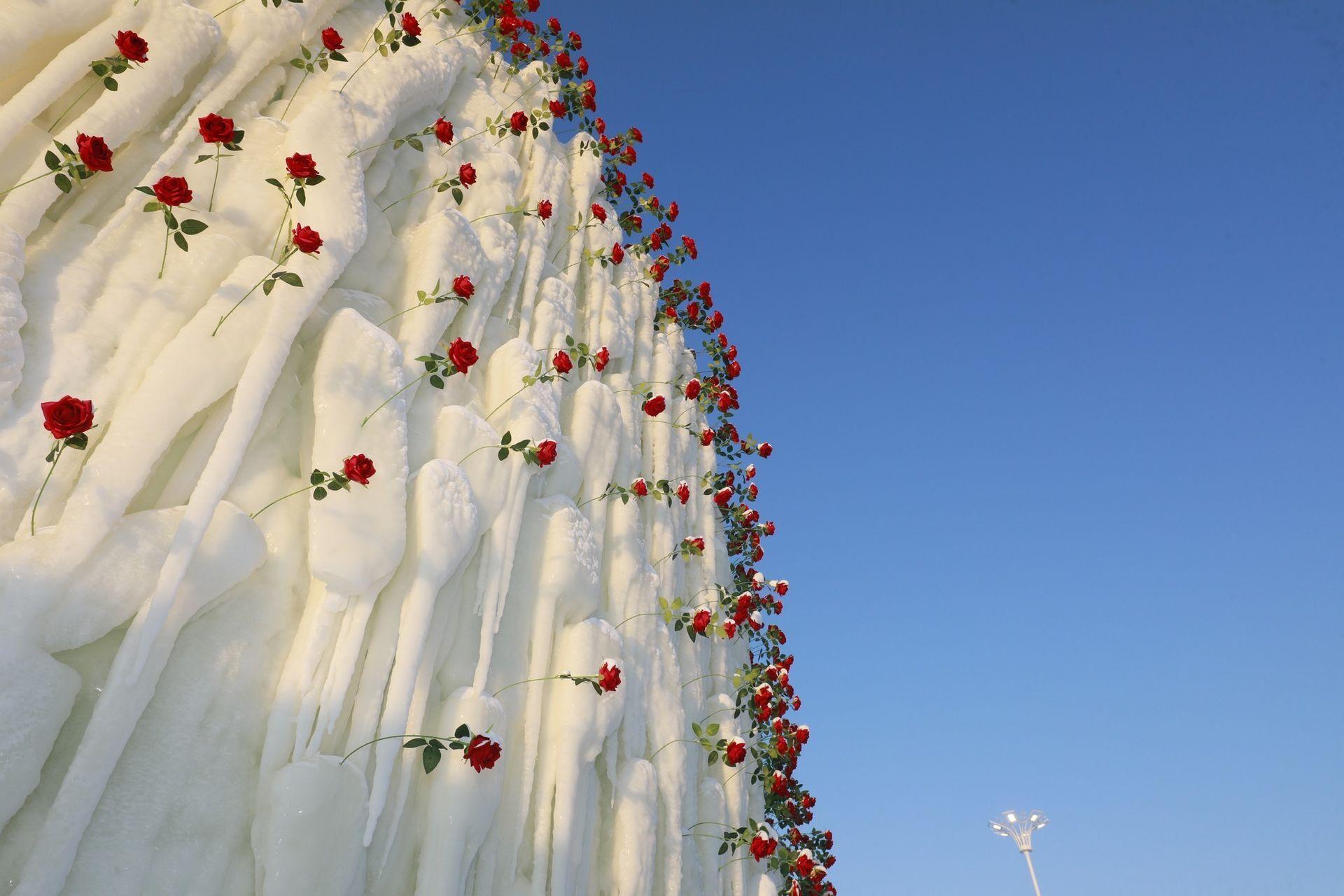 Zimska čarolija: Ledene ruže u Kineskom bajkovitom svijetu